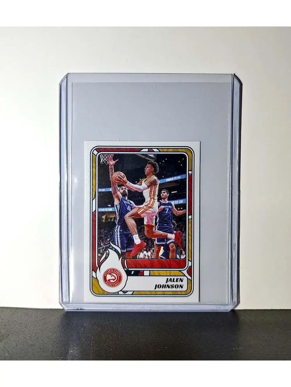 Jalen Johnson 2024-25 Panini NBA #103 Sticker Card Atlanta Hawks
